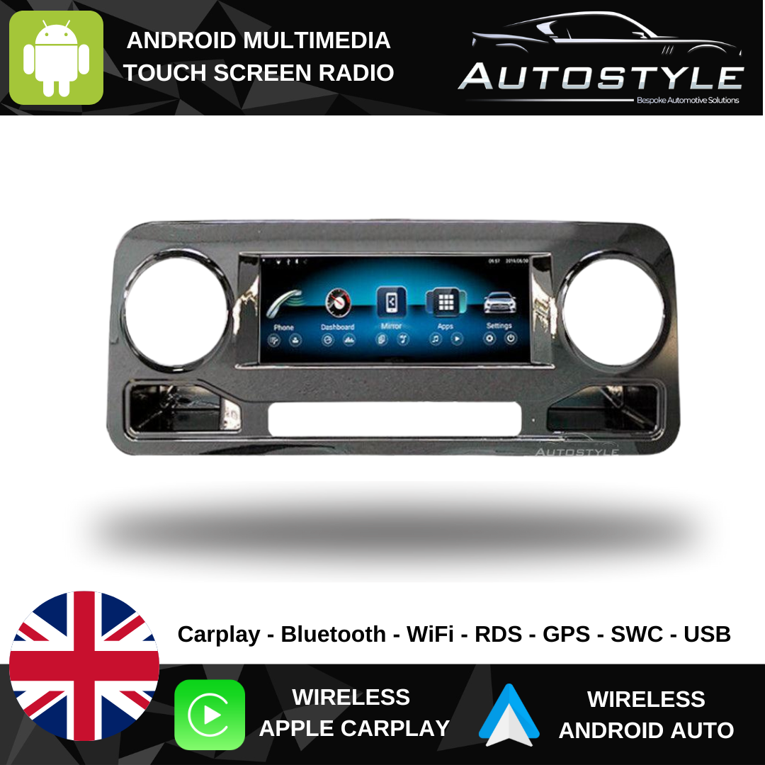 Mercedes-Benz Sprinter W907 (2018-2021) Apple CarPlay Android Auto 10.25" Touch Screen