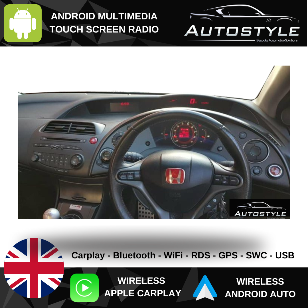 Honda Civic Apple Carplay / Android Auto 09" Stereo Upgrade 2005-11