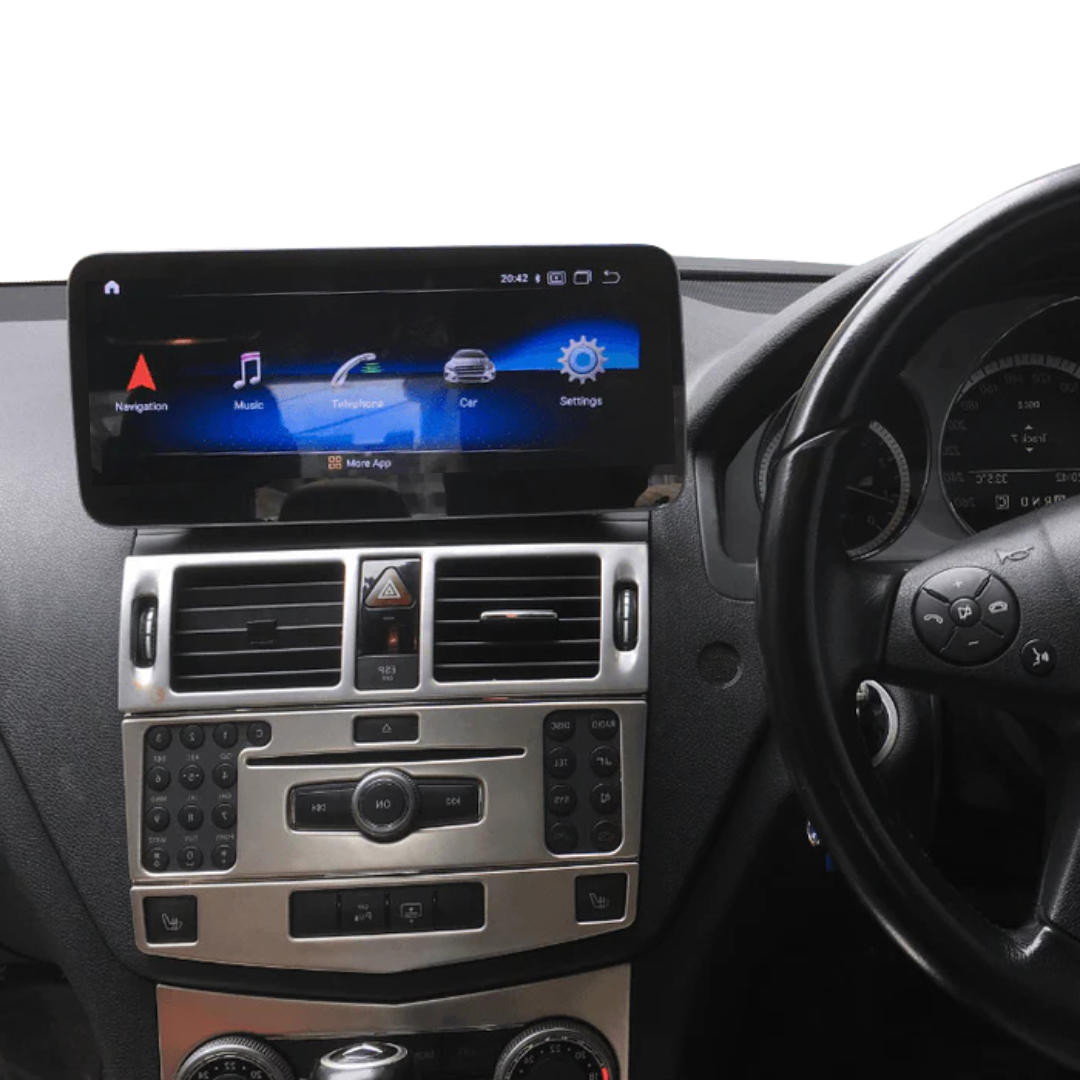 Mercedes-Benz C Class W204/S204 (2008-2010) Apple CarPlay Android Auto 10.25" Touch Screen