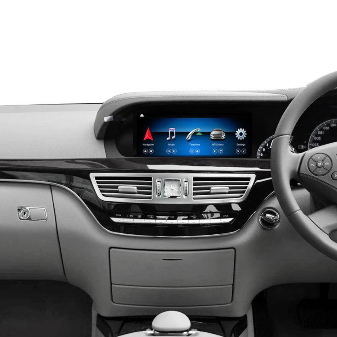Mercedes-Benz S Class W221 (2005-2013) Apple CarPlay Android Auto 10.25" Touch Screen RHD