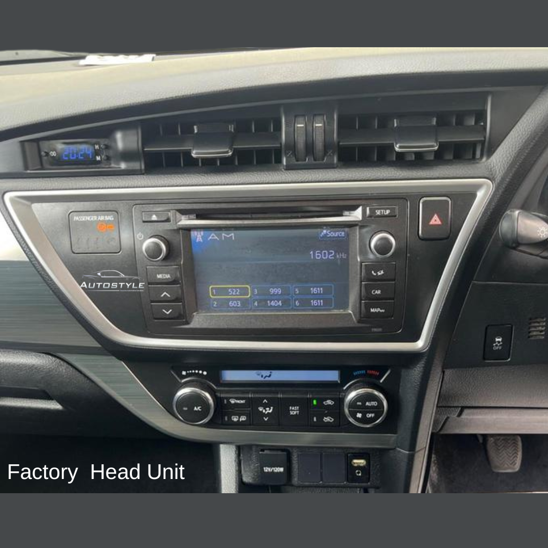 Toyota Auris Apple Carplay / Android Auto 10" Stereo Upgrade (2012-2015)