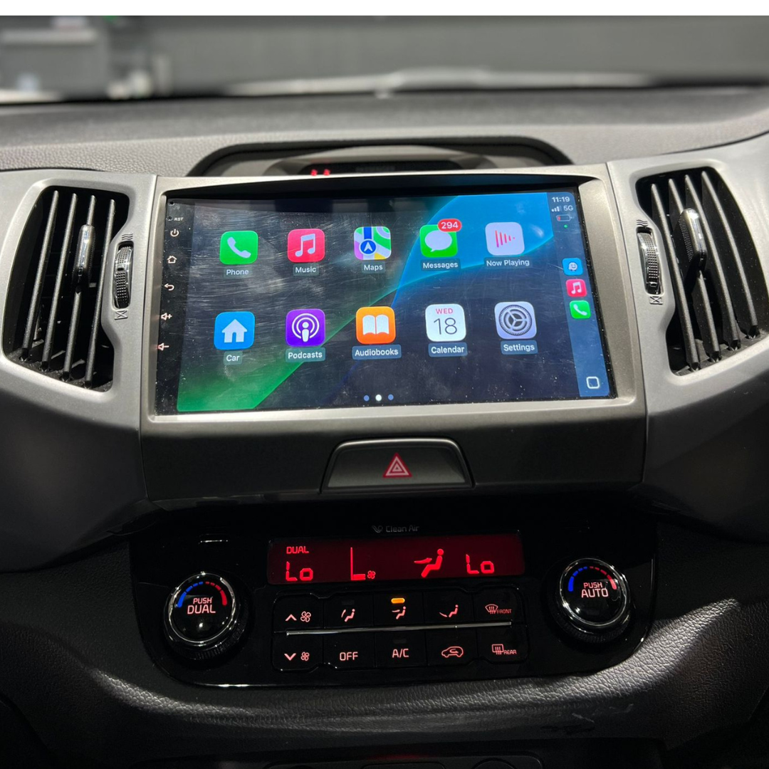 kia Sportage Apple Carplay / Android Auto 9" Stereo Upgrade 2010-16
