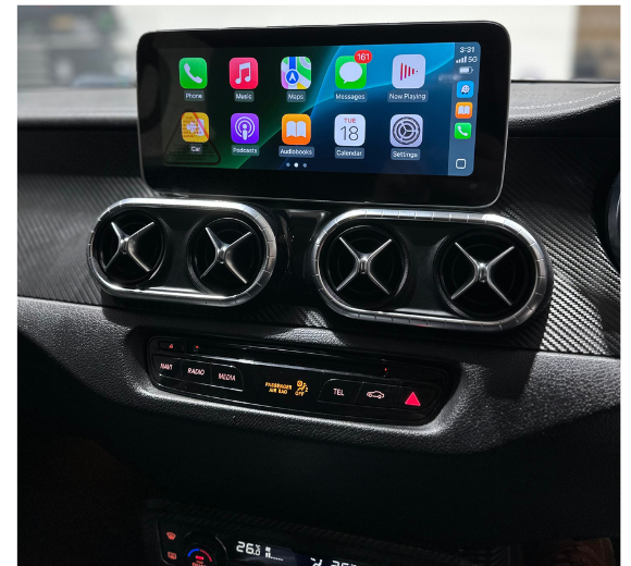 Mercedes-Benz X Class W470 (2015-2021) Apple CarPlay Android Auto 10.25" Touch Screen