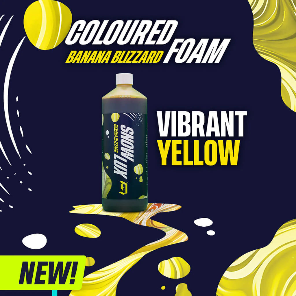 Duel Snow Lux - Banana Blizzard - Coloured Snow Foam - 1 Litre