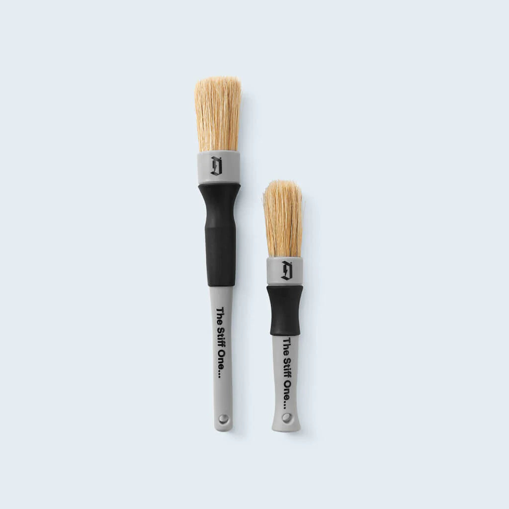 Duel Stiff Detailing Brush - 2 Pack