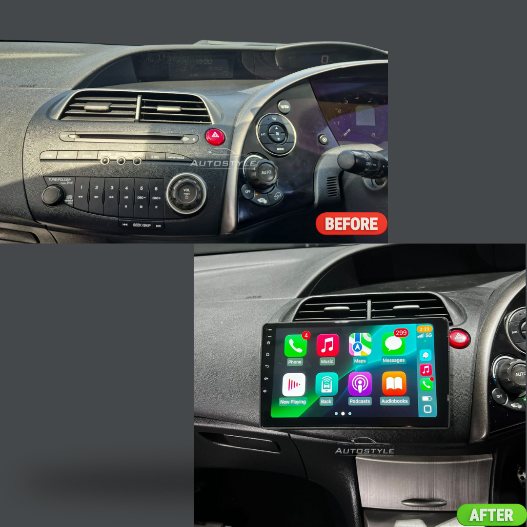 Honda Civic Apple Carplay / Android Auto 09" Stereo Upgrade 2005-11