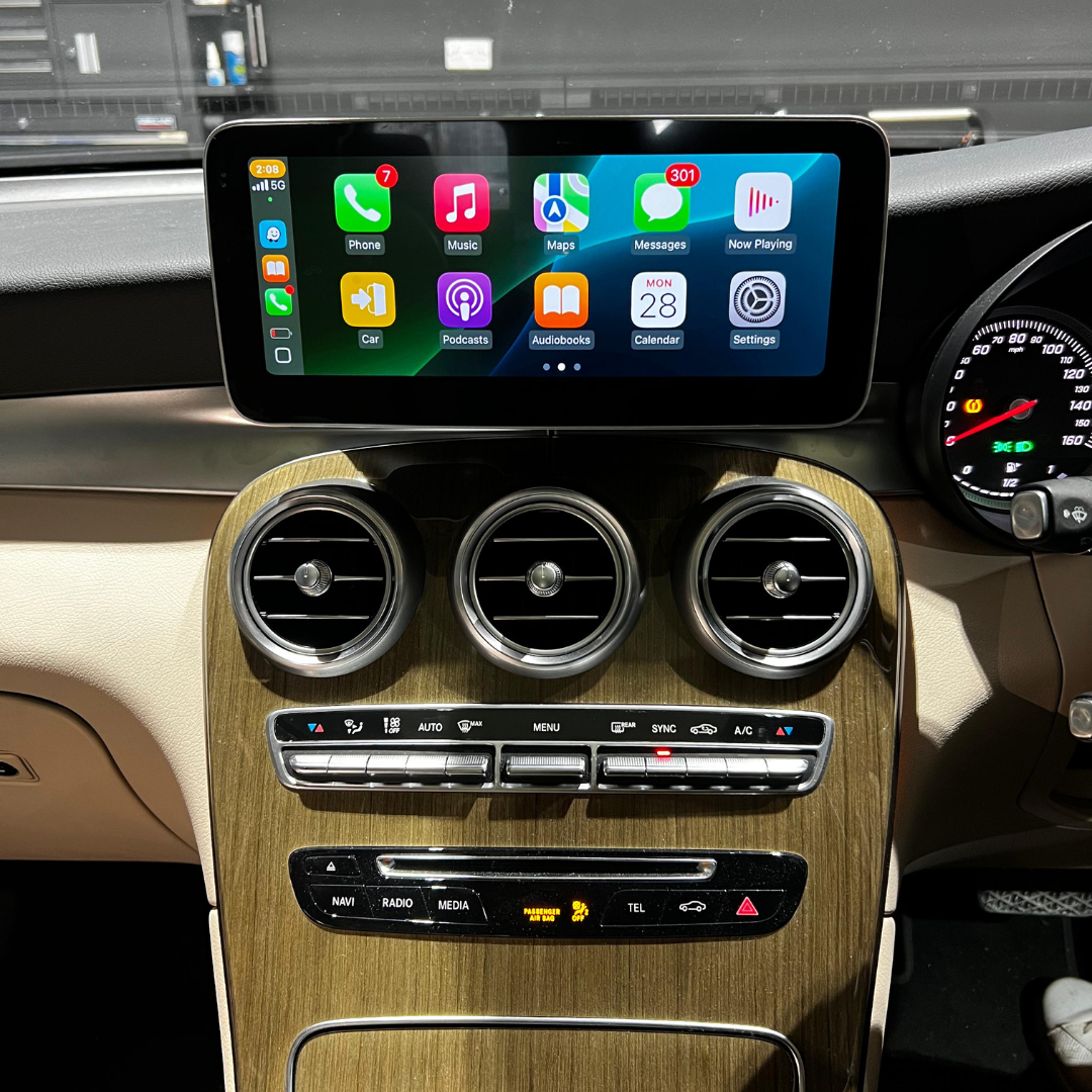 Mercedes-Benz GLC (2016-2022) Apple CarPlay Android Auto 10.25" Touch Screen
