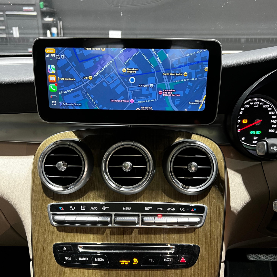 Mercedes-Benz GLC (2016-2022) Apple CarPlay Android Auto 10.25" Touch Screen