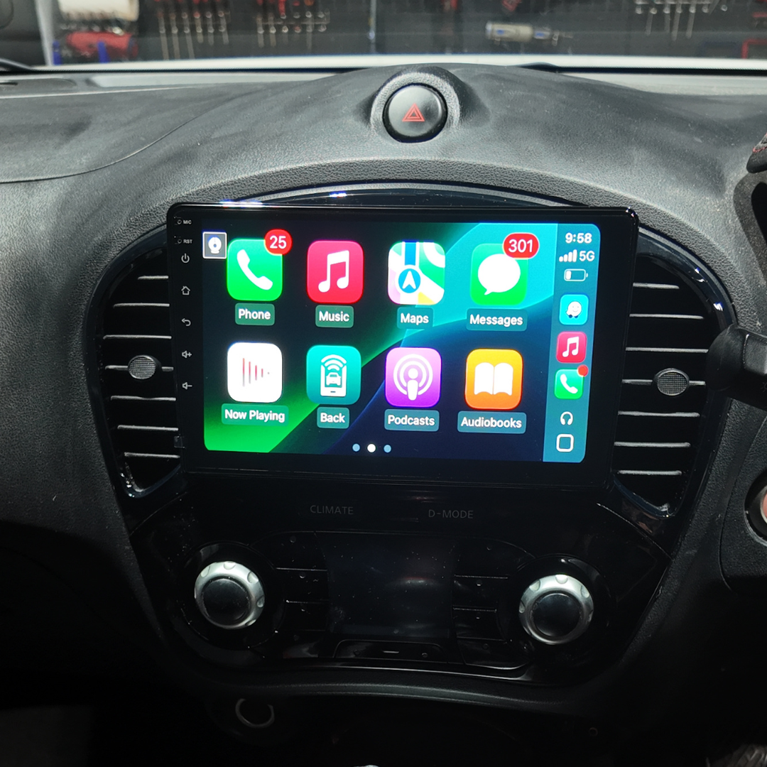 Nissan Juke Infiniti ESQ Apple Carplay / Android Auto 9" Stereo Upgrade 2010-2019