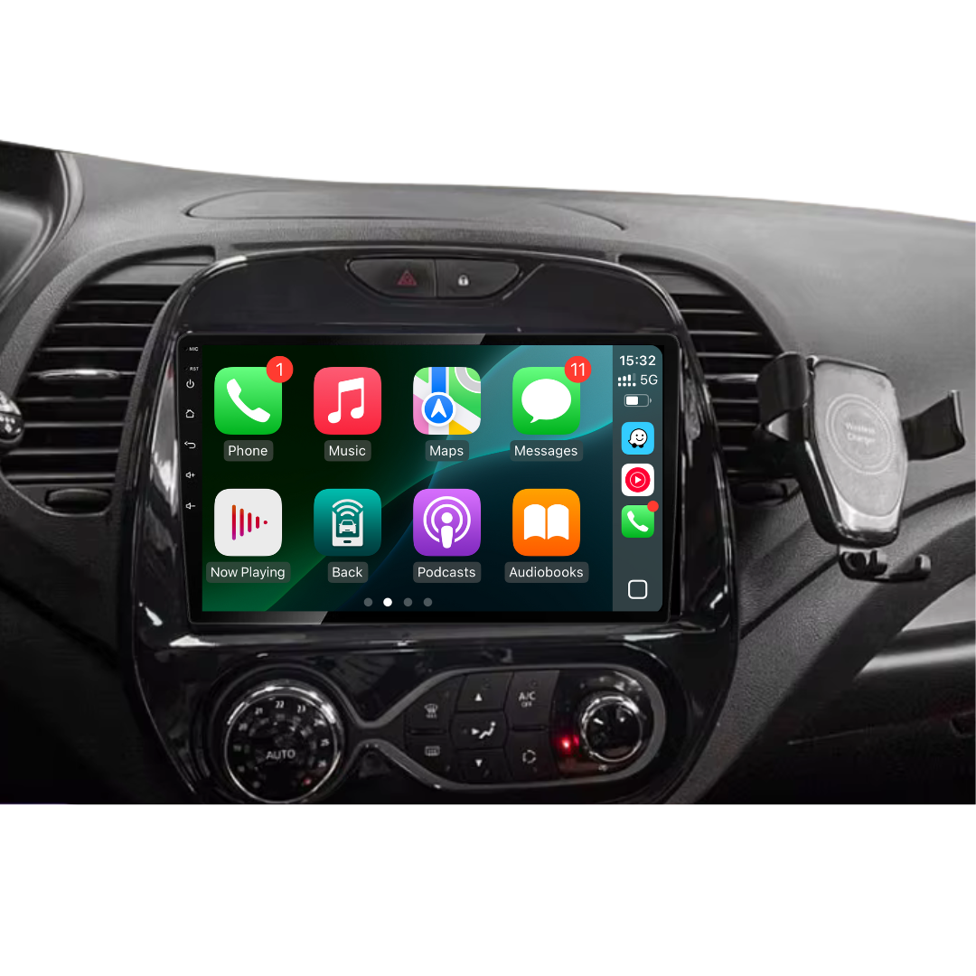 Renault Captur Kaptur Apple Carplay / Android Auto 9" Stereo Upgrade 2011-2019