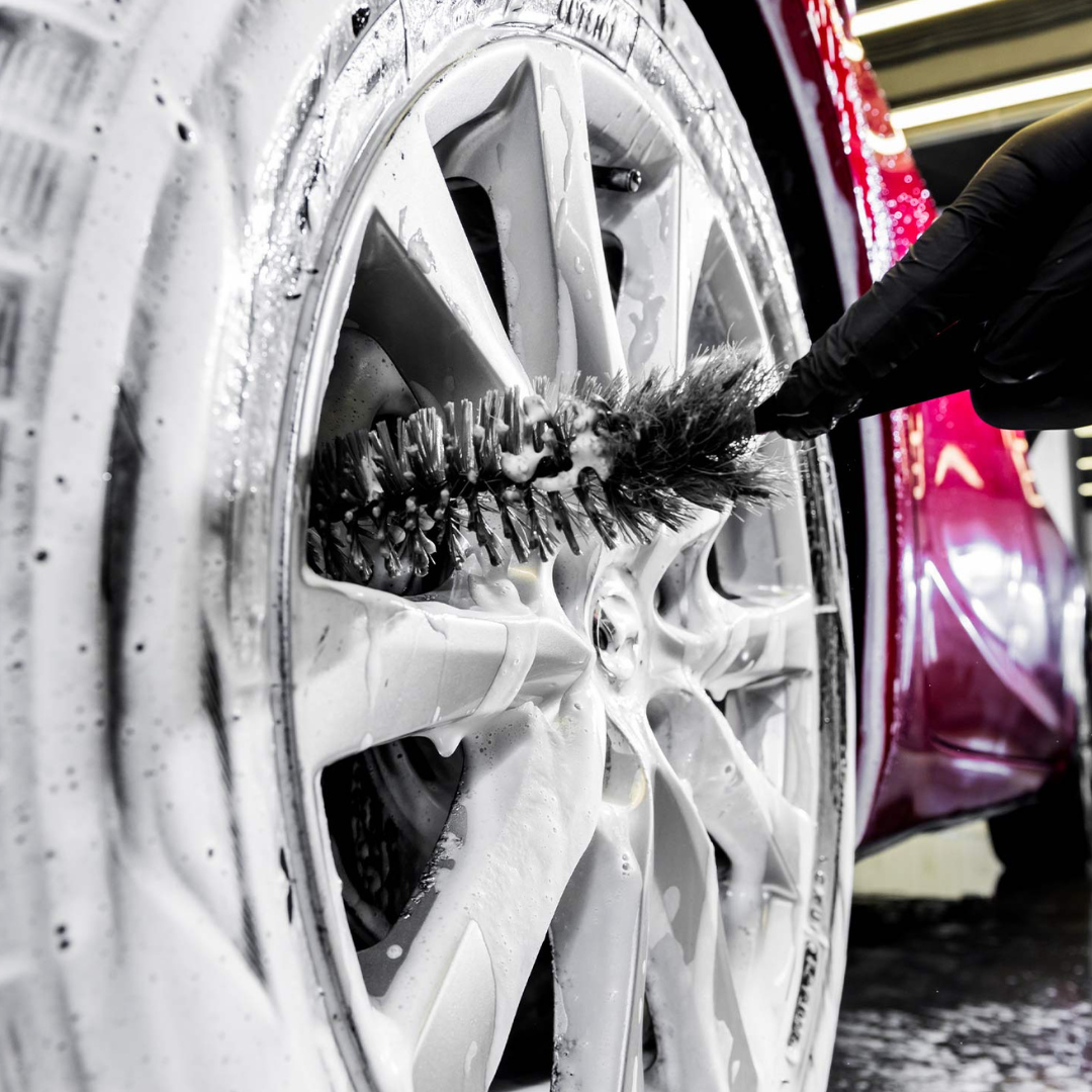 SIMPLY AUTO ALLOY WHEEL BRUSH NON-SCRATCHING DESIGN