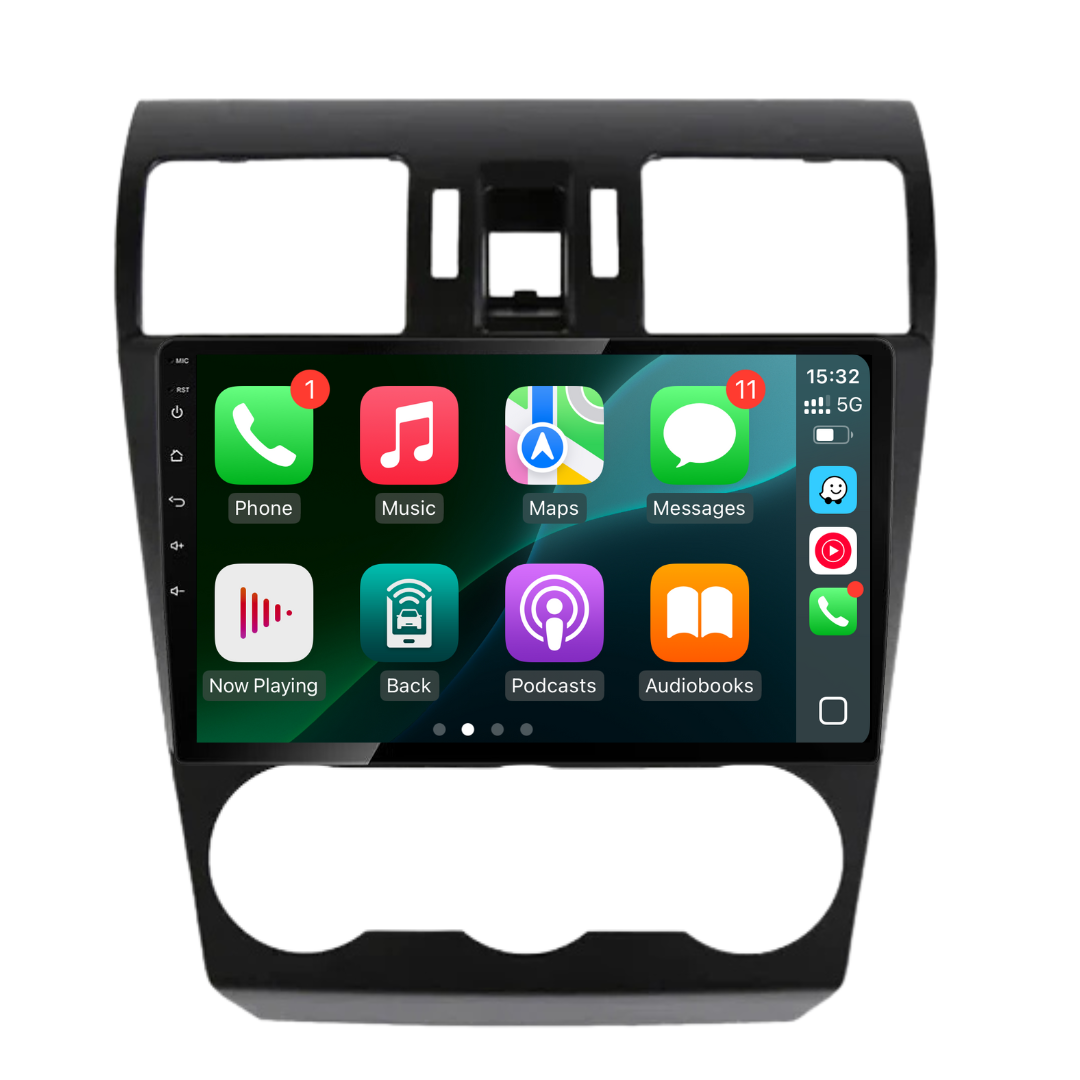 Subaru Forester 4 SJ Impreza XV WRX Apple Carplay / Android Auto 9" Stereo Upgrade RHD 2015-19