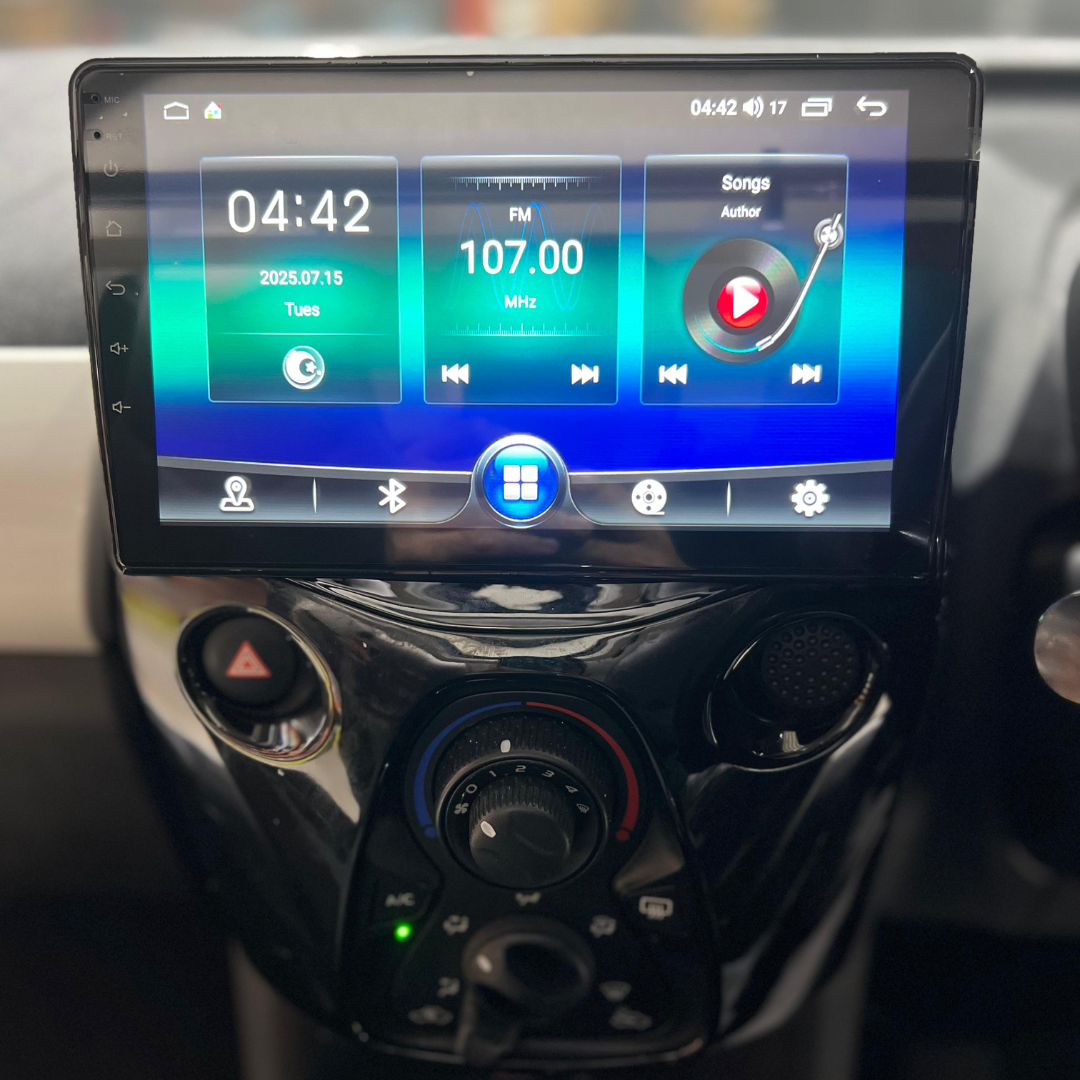 Citroen C1 Peugeot 108 Toyota Aygo Apple Carplay / Android Auto 10" Stereo Upgrade (2014-21)