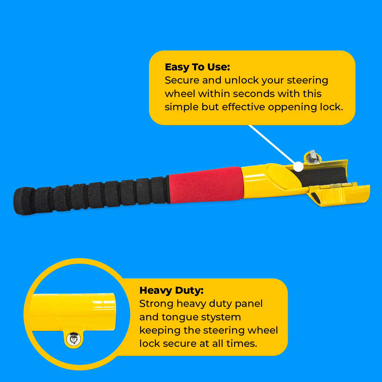 Baseball Steering Lock - AUTOSTYLE UK