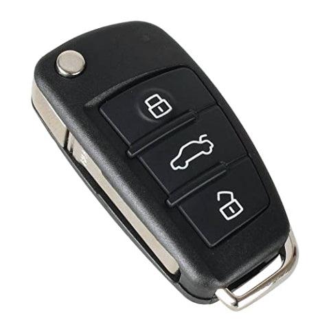Audi 3 Button Remote Blade Key - Spare Key Service includes Cutting and Coding - AUTOSTYLE UK