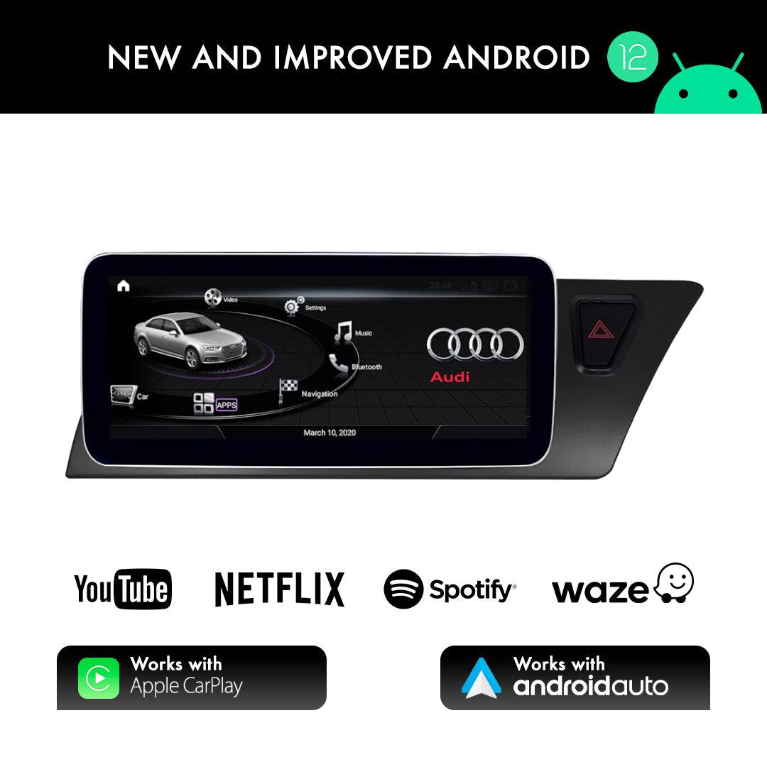 Audi A5 (2009-2016) 10.25" Android Screen Upgrade and Wireless Apple CarPlay RHD - AUTOSTYLE UK