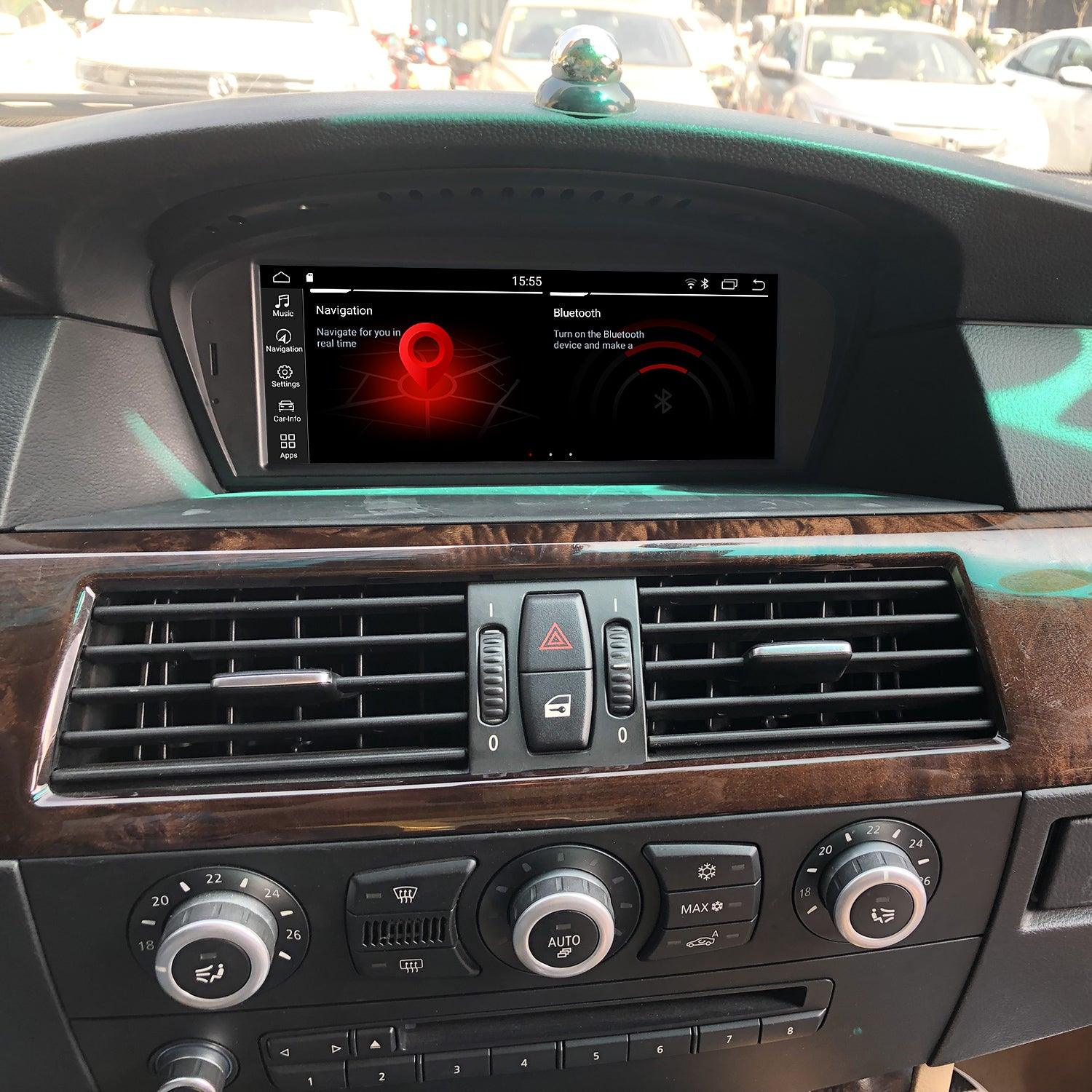 BMW 5 Series E60/E61 (2004-2010) CCC 10.25" Android Screen Upgrade and Wireless Apple CarPlay - AUTOSTYLE UK