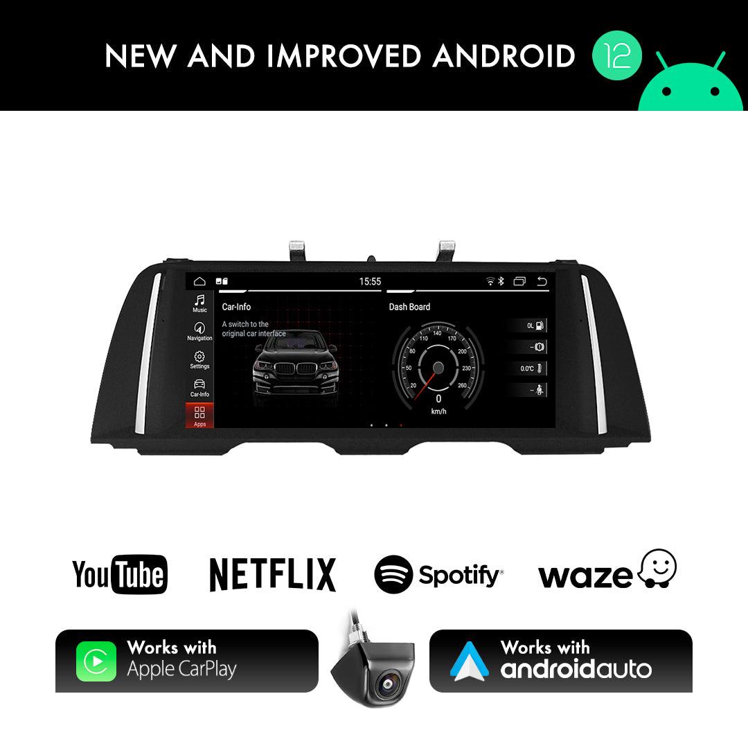 BMW 5 Series F10/F11 (2011-2017) CIC/NBT 10.25" Android Screen Upgrade and Wireless Apple CarPlay - AUTOSTYLE UK