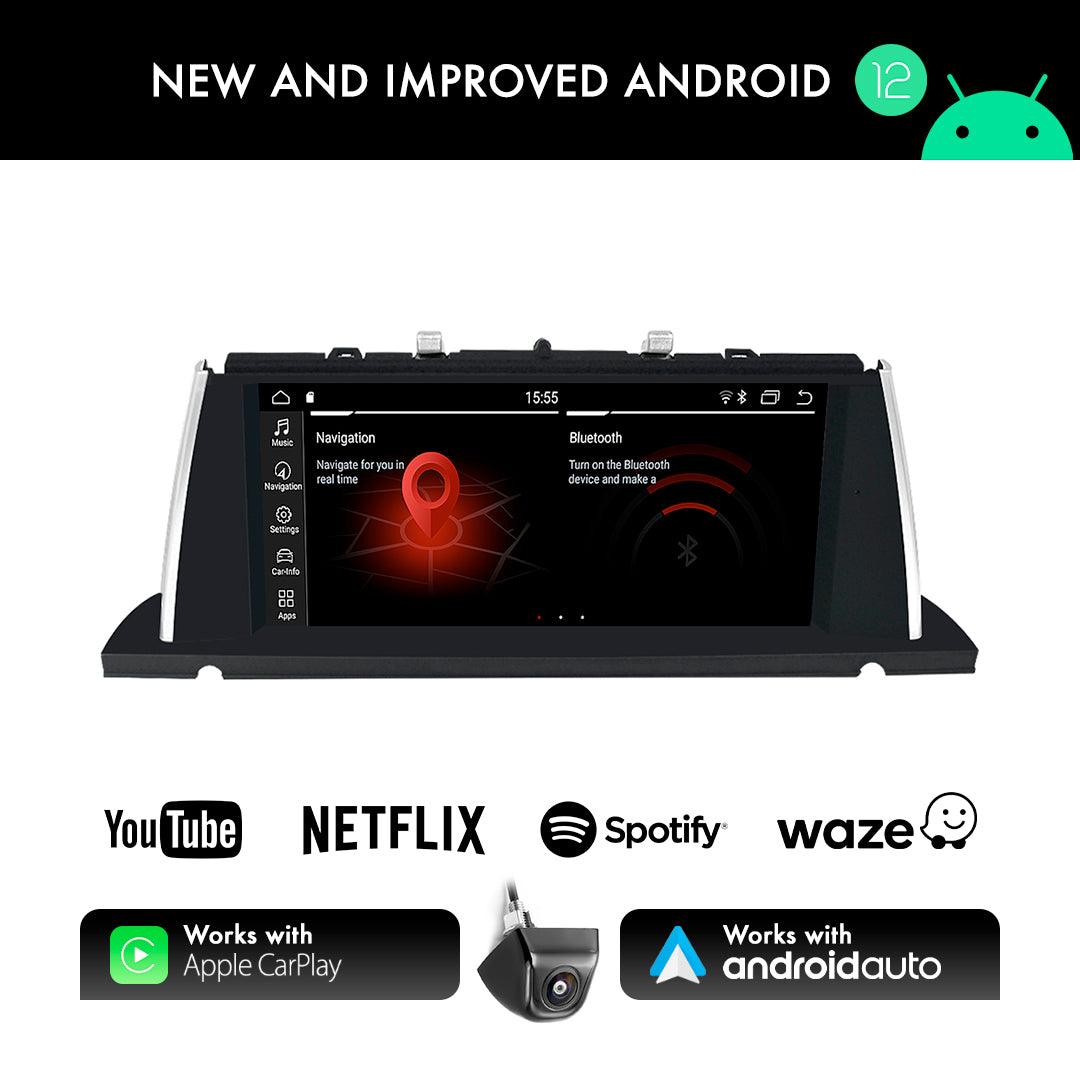 BMW 5 Series GT F07 (2011-2017) CIC/NBT 10.25" Android Screen Upgrade and Wireless Apple CarPlay - AUTOSTYLE UK