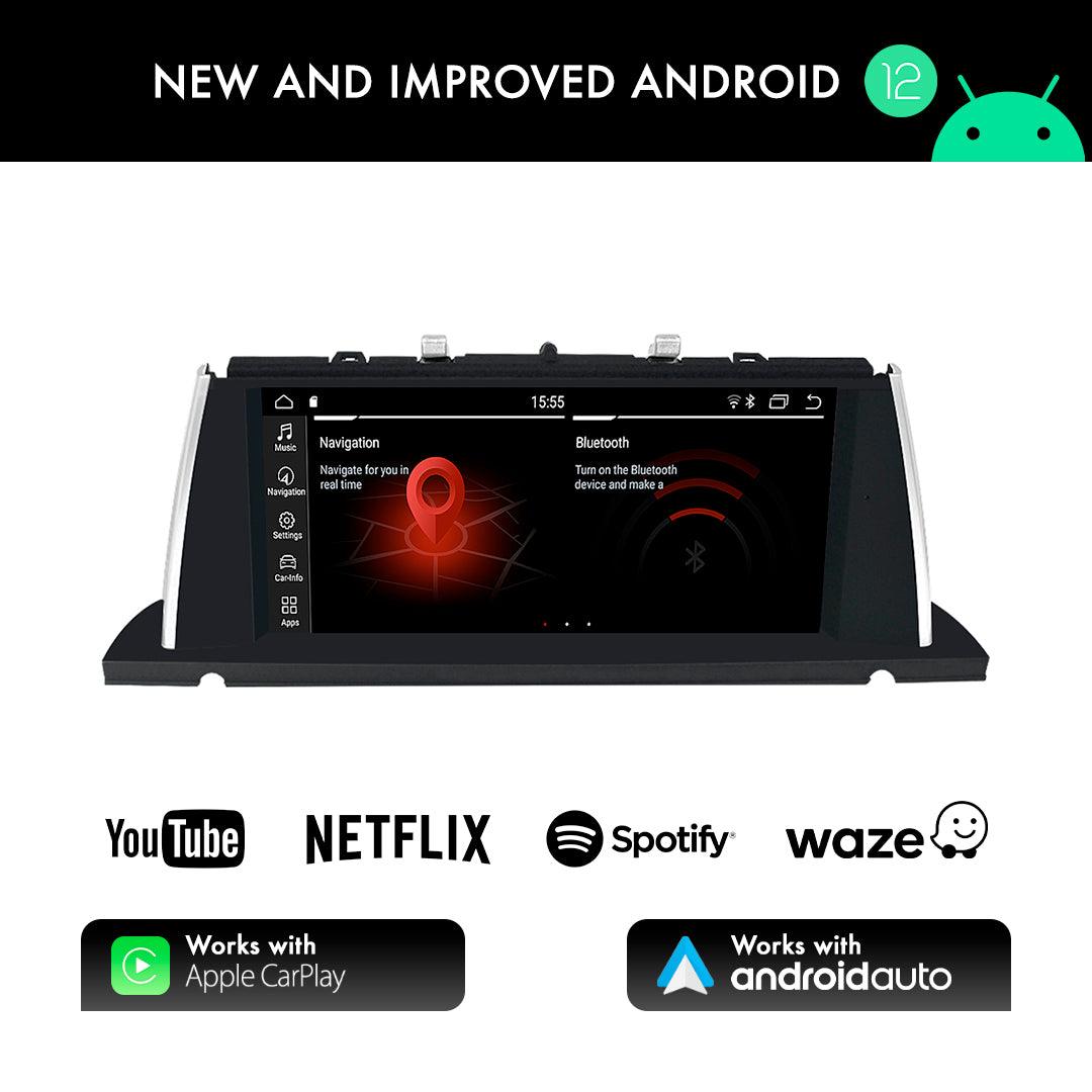BMW 5 Series GT F07 (2011-2017) CIC/NBT 10.25" Android Screen Upgrade and Wireless Apple CarPlay - AUTOSTYLE UK