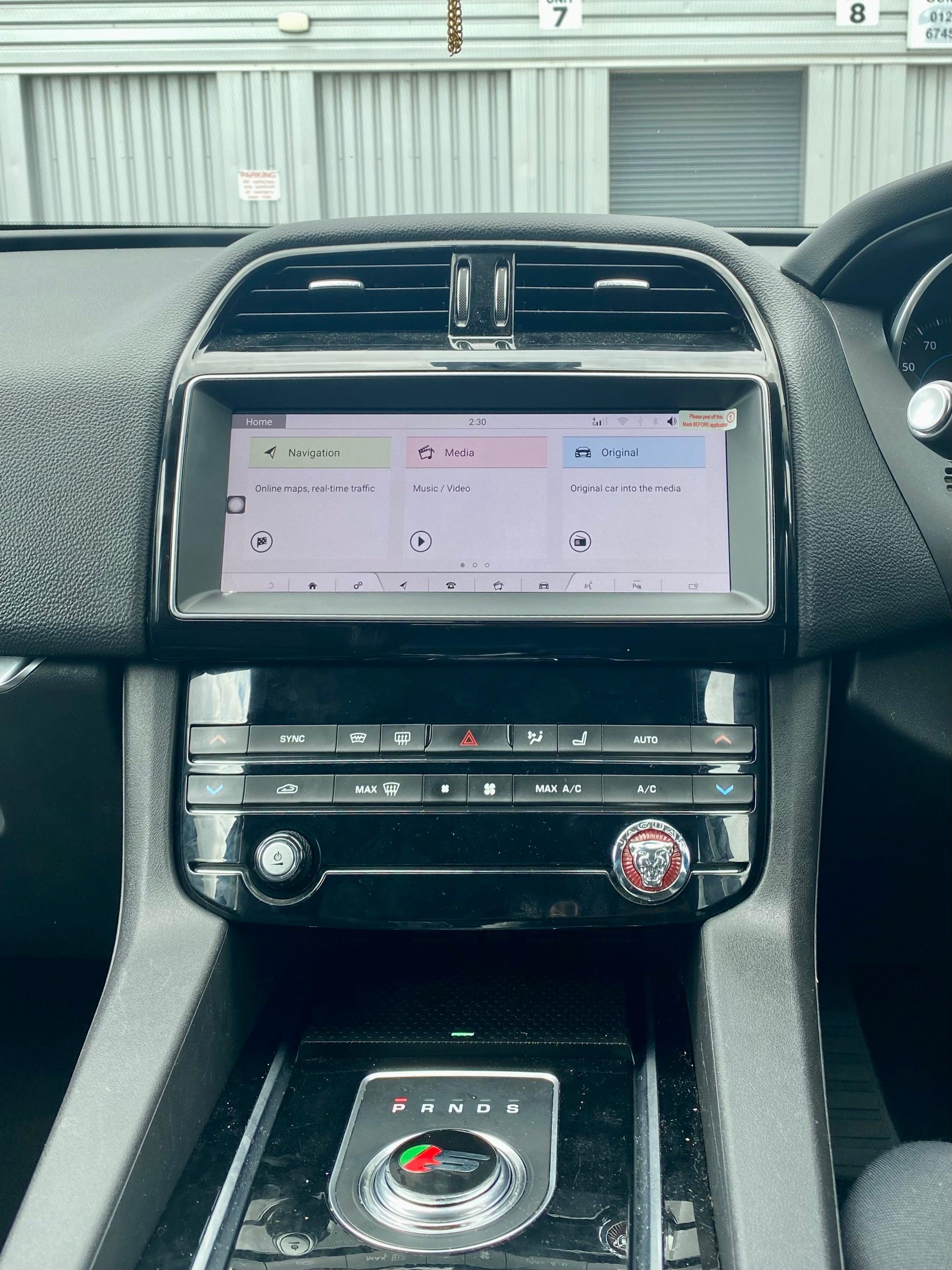Jaguar F Pace (2015-2018) Android Screen Upgrade and Wireless Apple CarPlay - AUTOSTYLE UK