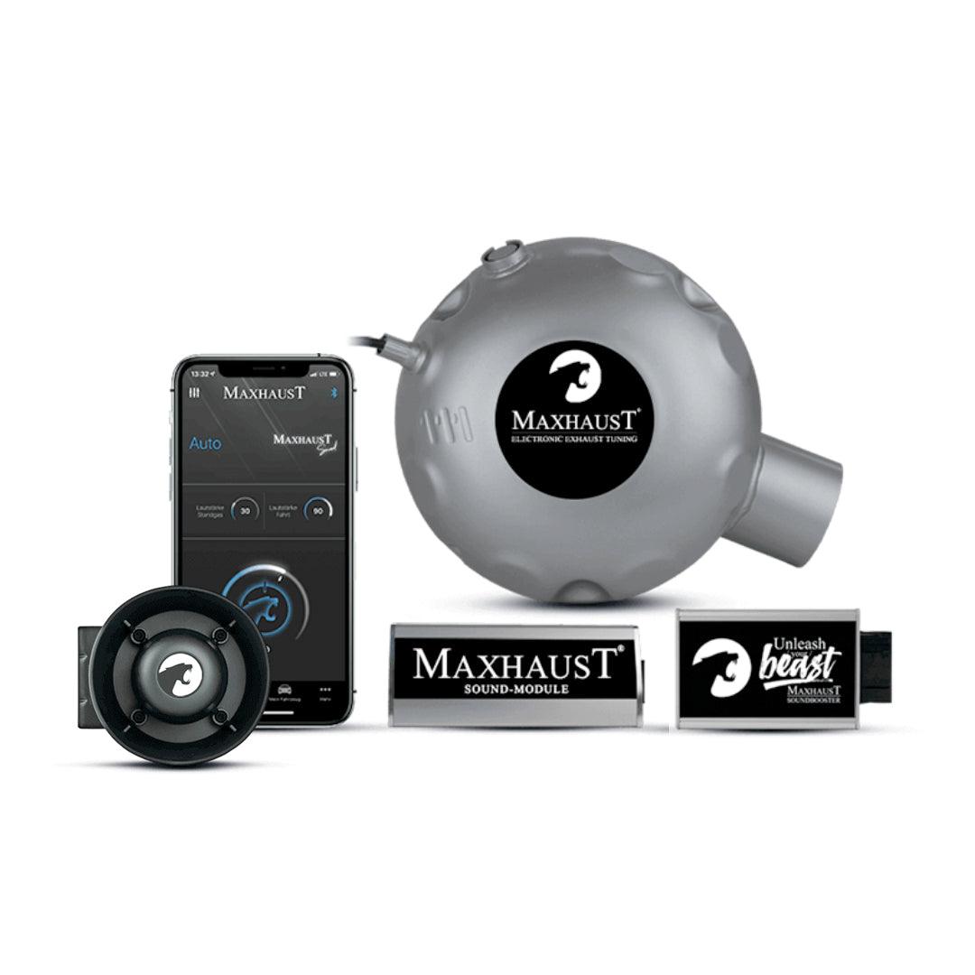 Maxhaust Active Sound System, Sound Booster with APP control - AUTOSTYLE UK