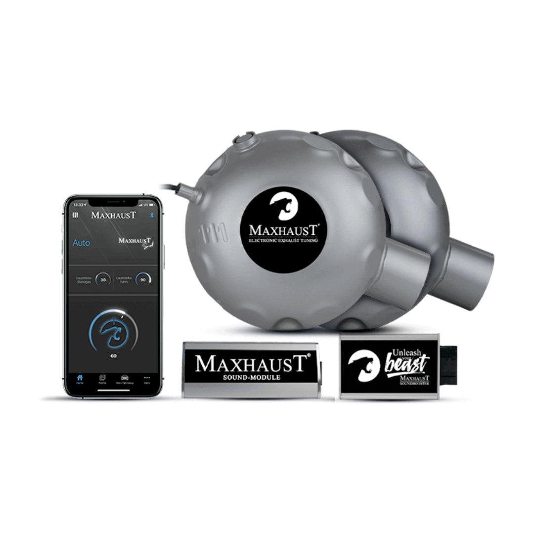 Maxhaust Active Sound System, Sound Booster with APP control - AUTOSTYLE UK
