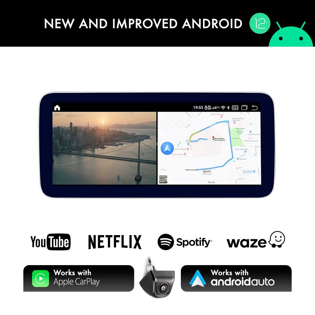 Mercedes-Benz A Class W176 (2012-2018) 10.25" Android Screen Upgrade and Wireless Apple CarPlay - AUTOSTYLE UK