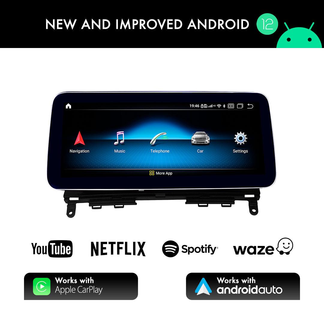 Mercedes-Benz C Class W204/S204 (2008-2010) 10.25" Android Screen Upgrade and Wireless Apple CarPlay - AUTOSTYLE UK