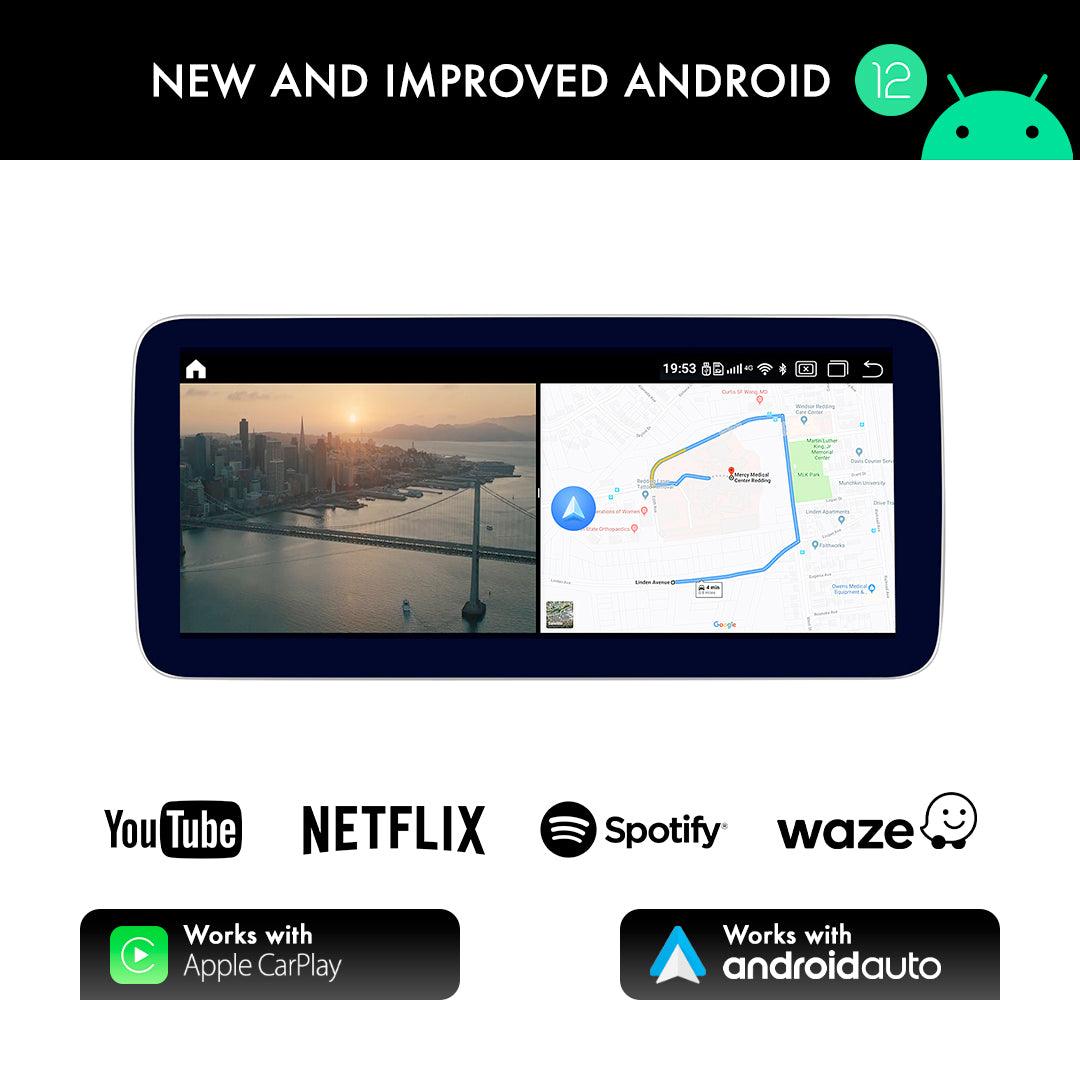 Mercedes-Benz C Class W205 (2014-2020) 10.25" Android Screen Upgrade and Wireless Apple CarPlay - AUTOSTYLE UK