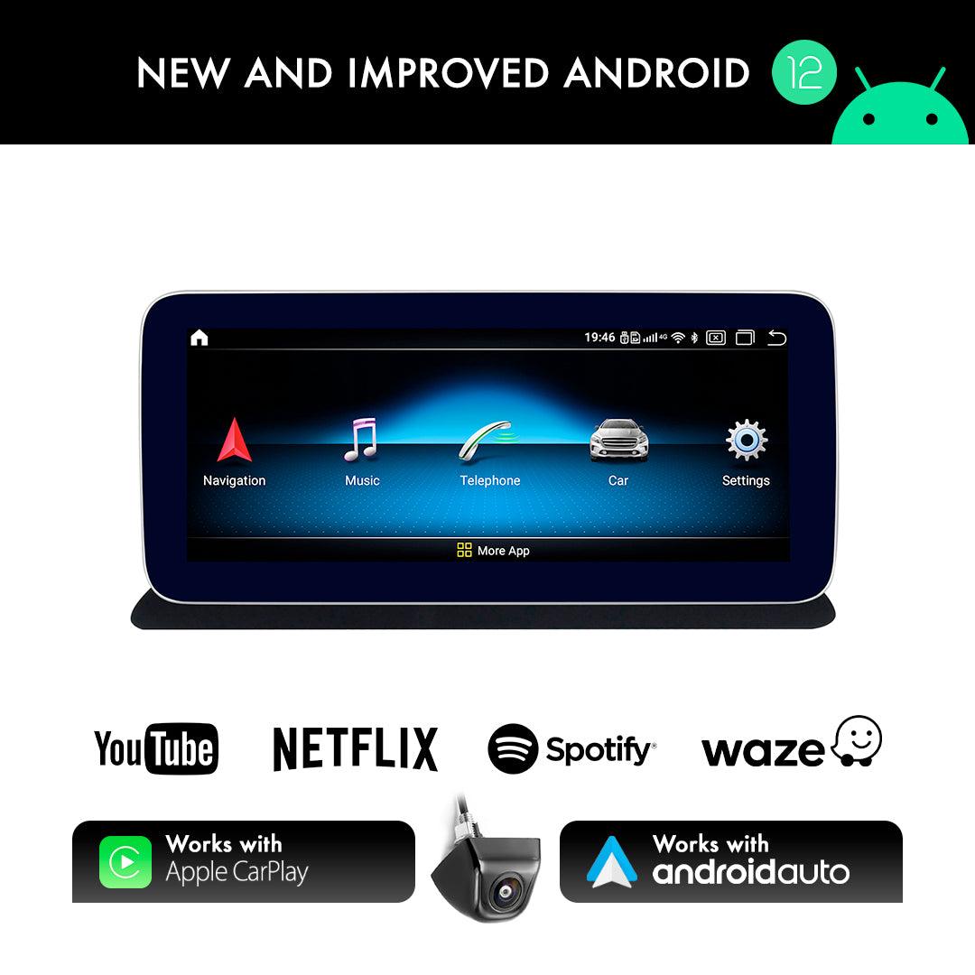 Mercedes-Benz CLS 400 W218 (2010-2012/2015) 10.25" Android Screen Upgrade and Wireless Apple CarPlay - AUTOSTYLE UK