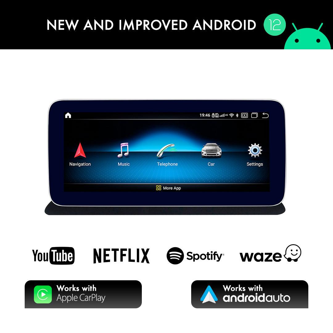 Mercedes-Benz CLS 400 W218 (2010-2012/2015) 10.25" Android Screen Upgrade and Wireless Apple CarPlay - AUTOSTYLE UK