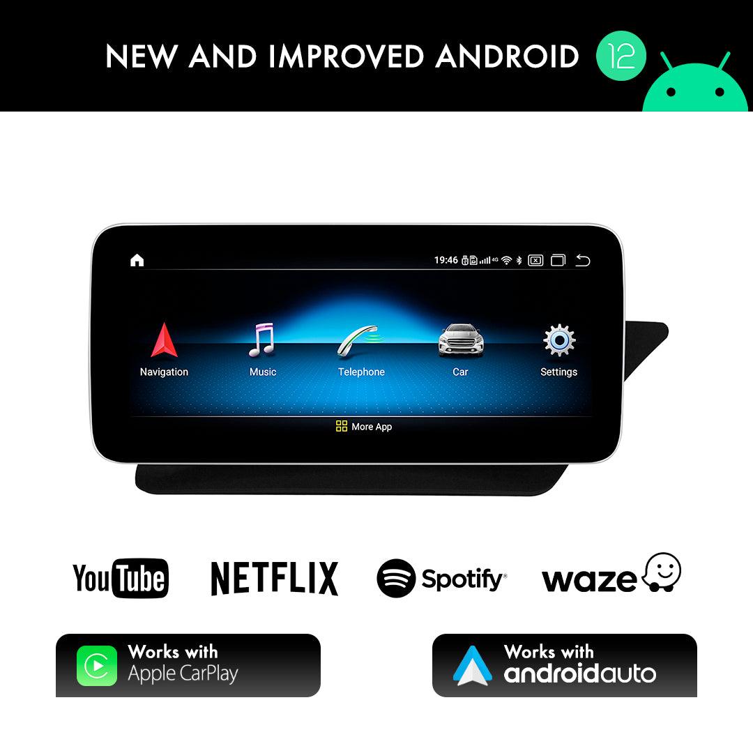 Mercedes-Benz E Class 2-Door Coupe C207/A207 (2010-2016) 10.25" Android Screen Upgrade and Wireless Apple CarPlay RHD - AUTOSTYLE UK
