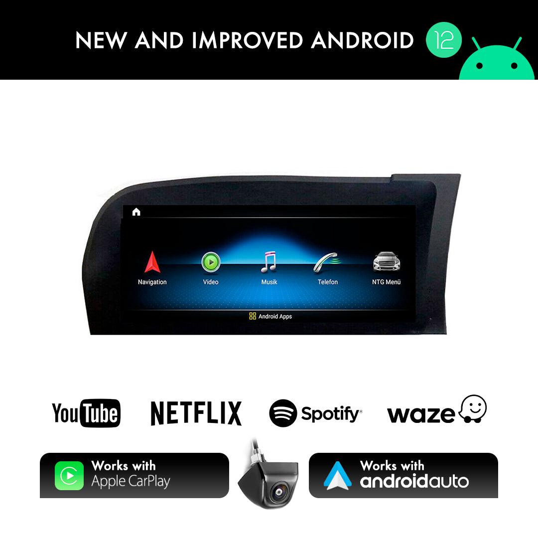 Mercedes-Benz S Class W221 (2005-2013) 10.25" Android Screen Upgrade and Wireless Apple CarPlay RHD - AUTOSTYLE UK