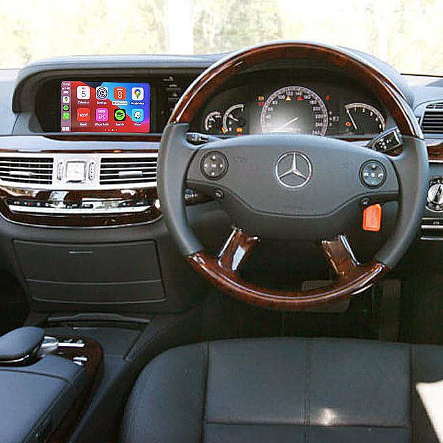 Mercedes S Class W221 Apple CarPlay Android Auto Interface MMI