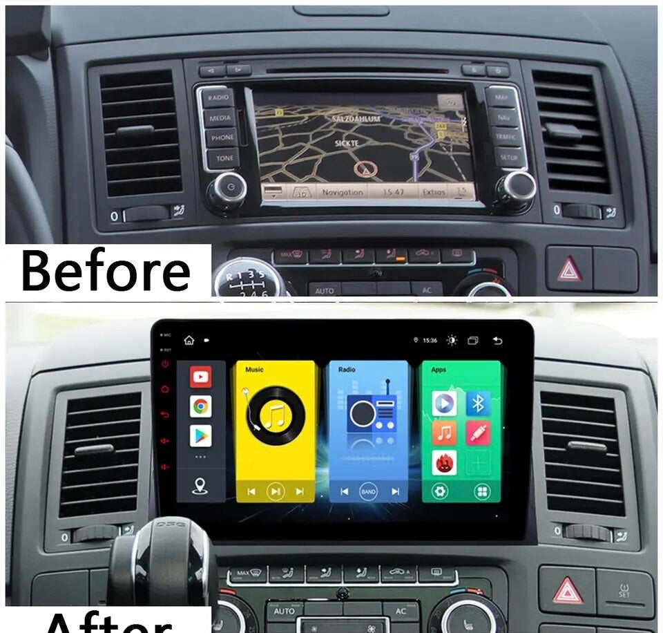 VW T5 Transporter (2003-2015) 9" Android Screen and Wireless Apple CarPlay