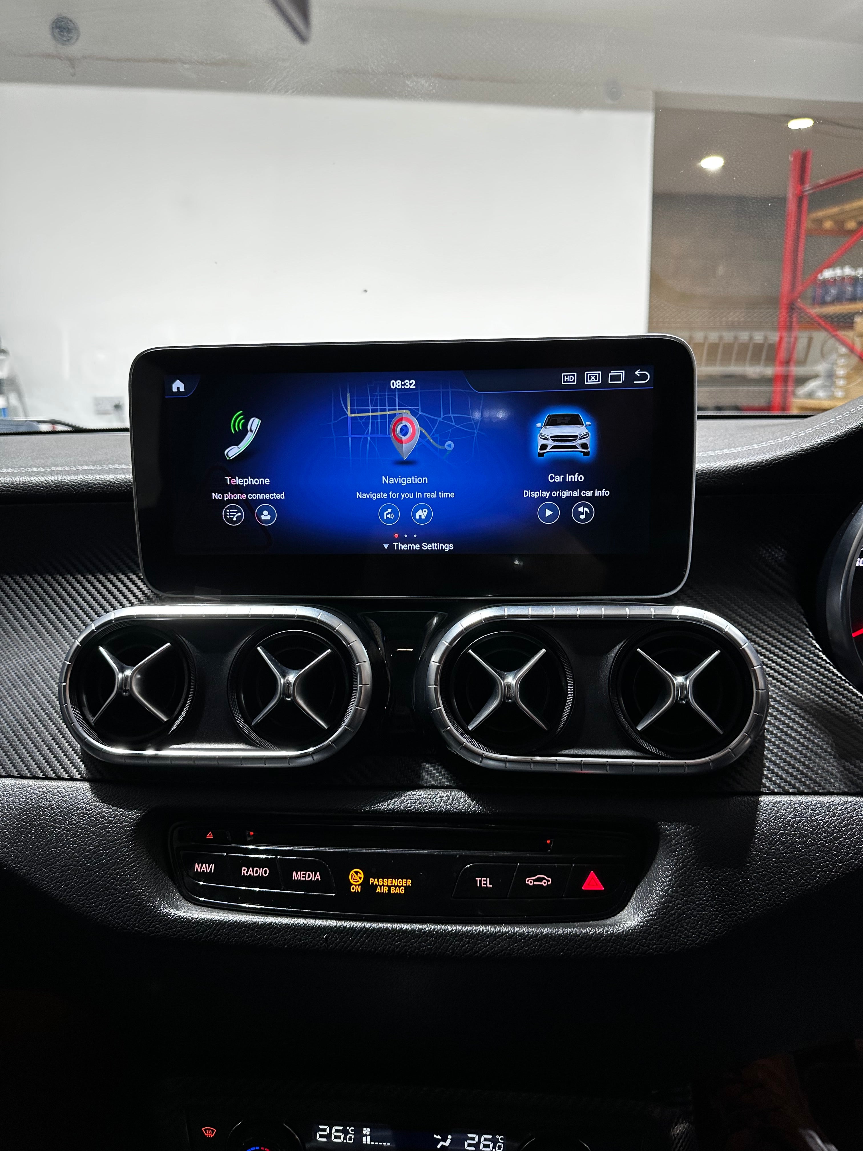 Mercedes-Benz X Class W470 (2015-2021) Apple CarPlay Android Auto 10.25" Touch Screen