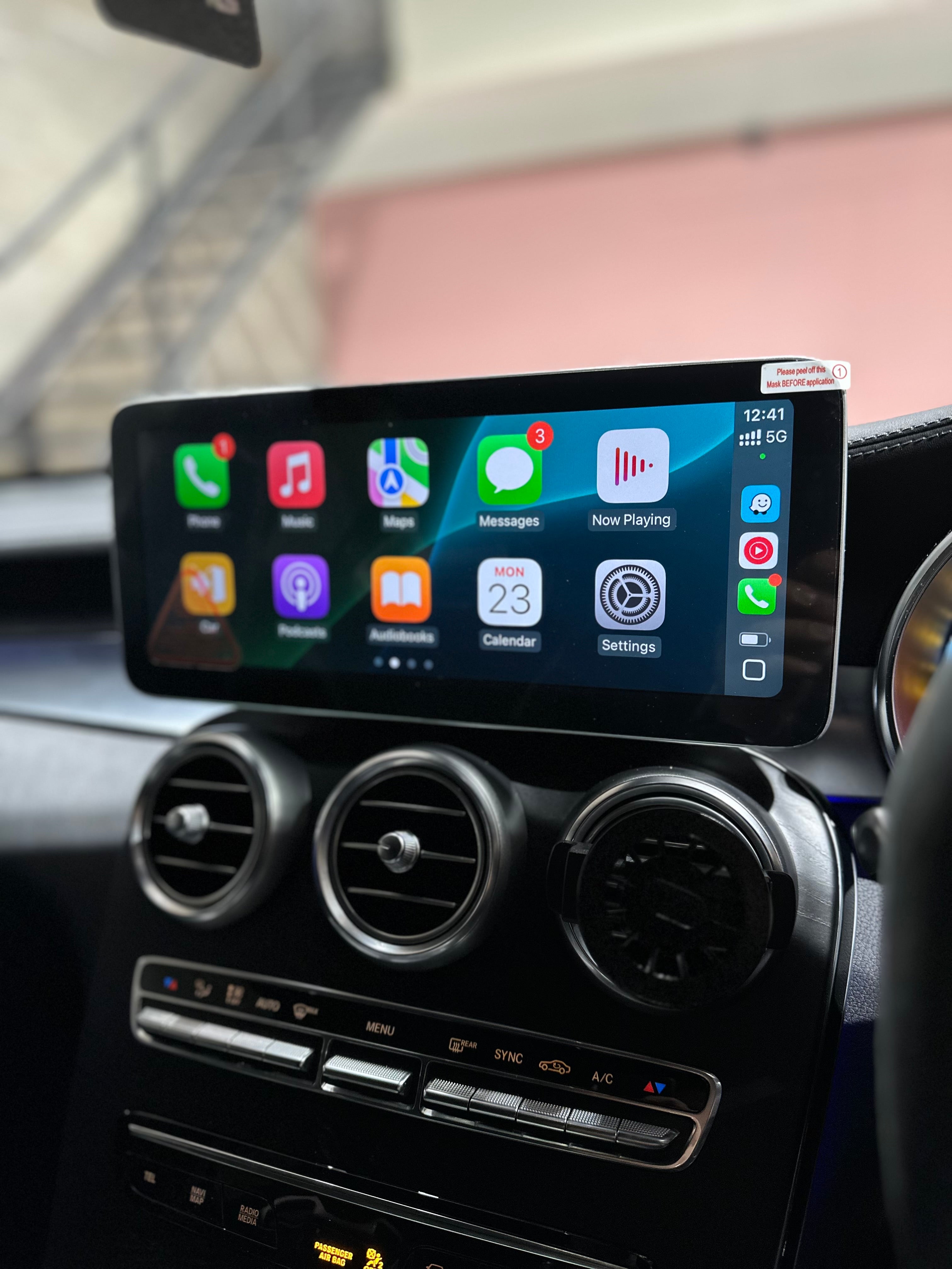 Mercedes-Benz GLC (2016-2022) 10.25" Android Screen Upgrade and Wireless Apple CarPlay