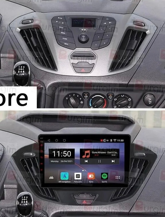 Ford Transit Custom (2012-2018-) 9" Android Screen Upgrade and Wireless Apple CarPlay