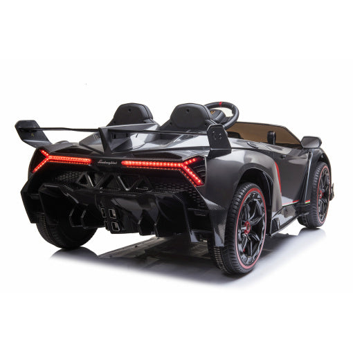 Kids Lamborghini Veneno 2-Seater 24v Electric Ride-on Car with Parent Remote
