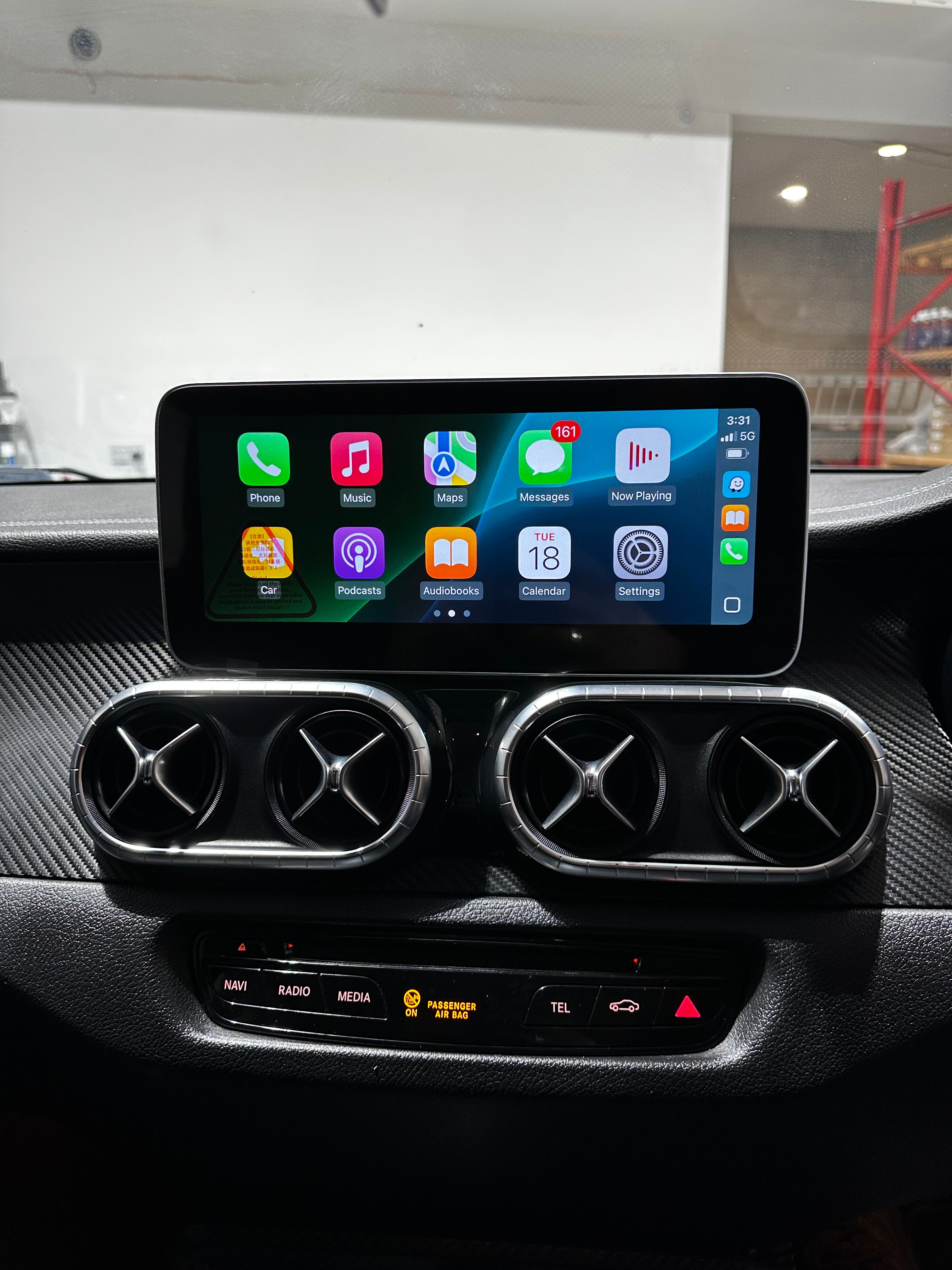 Mercedes-Benz X Class W470 (2015-2021) Apple CarPlay Android Auto 10.25" Touch Screen