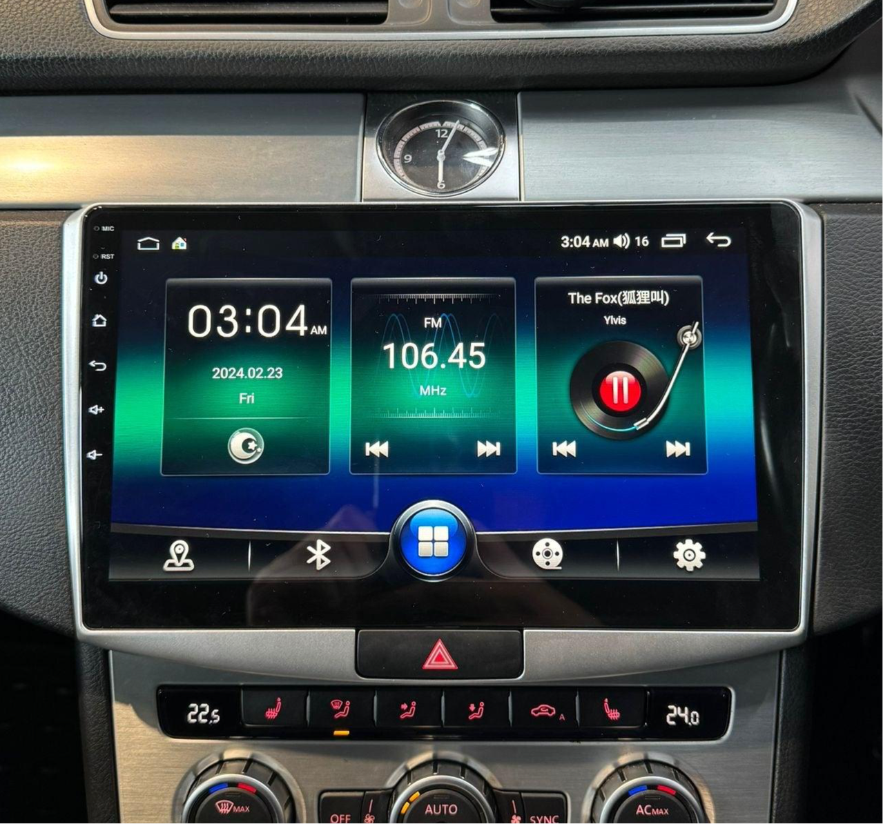 VW Passat 2011> 10" Android Screen Upgrade and Wireless Apple CarPlay