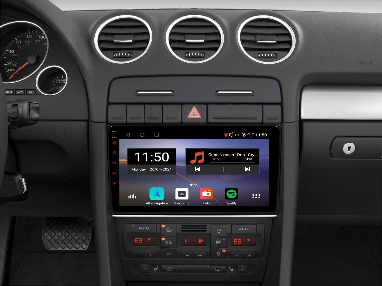 Audi A4 / Seat Exeo  Apple Carplay / Android Auto 9" Stereo Upgrade (2002-12)