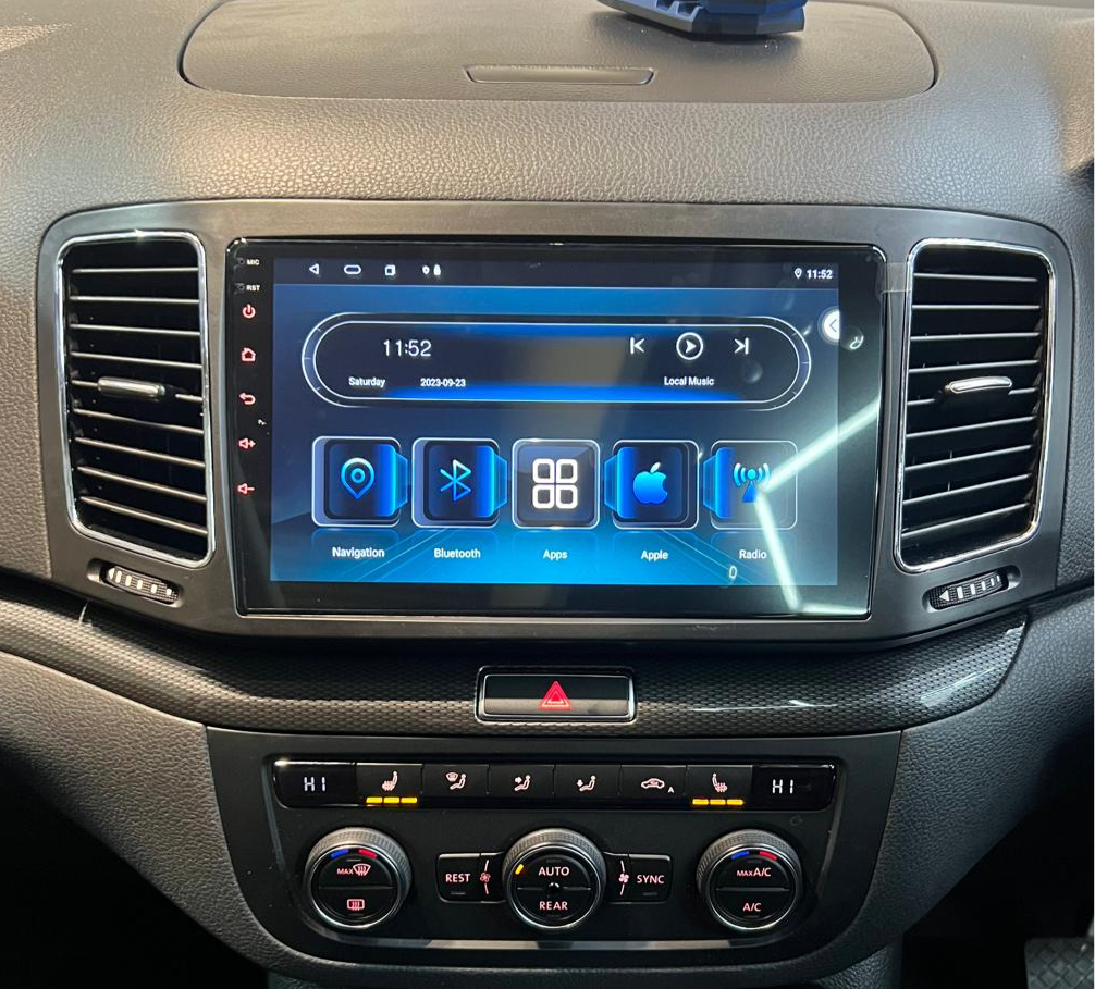 VW Sharan 9" Android Screen Upgrade and Wireless Apple CarPlay