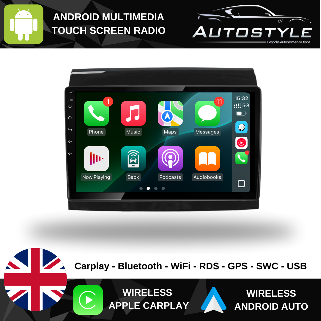 Citroen Relay Apple Carplay / Android Auto 9" Stereo Upgrade