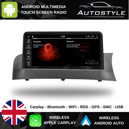 BMW X4 F26 (2011-2017) CIC/NBT Apple CarPlay Android Auto 10.25" Touch Screen