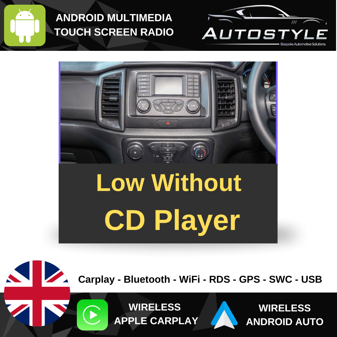 Ford Ranger Apple Carplay / Android Auto 9" Stereo Upgrade (2016-21)