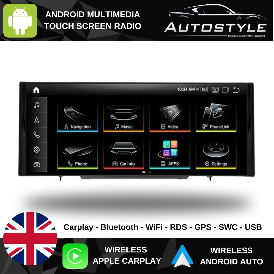 Audi A3 Apple Carplay / Android Auto 10.25" Stereo Upgrade (2014-2018)