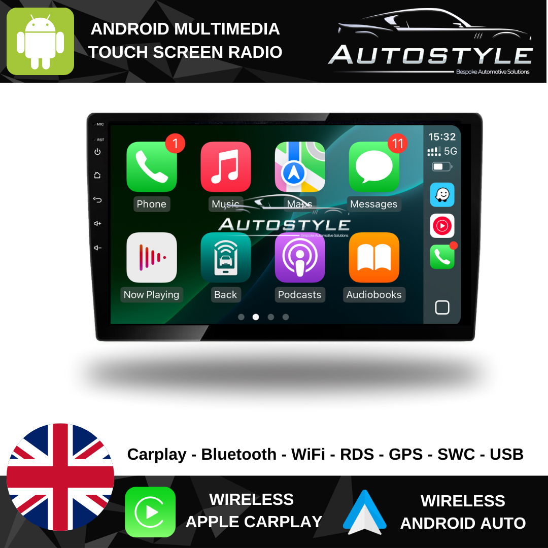 Audi A4 / Seat Exeo  Apple Carplay / Android Auto 9" Stereo Upgrade (2002-12)