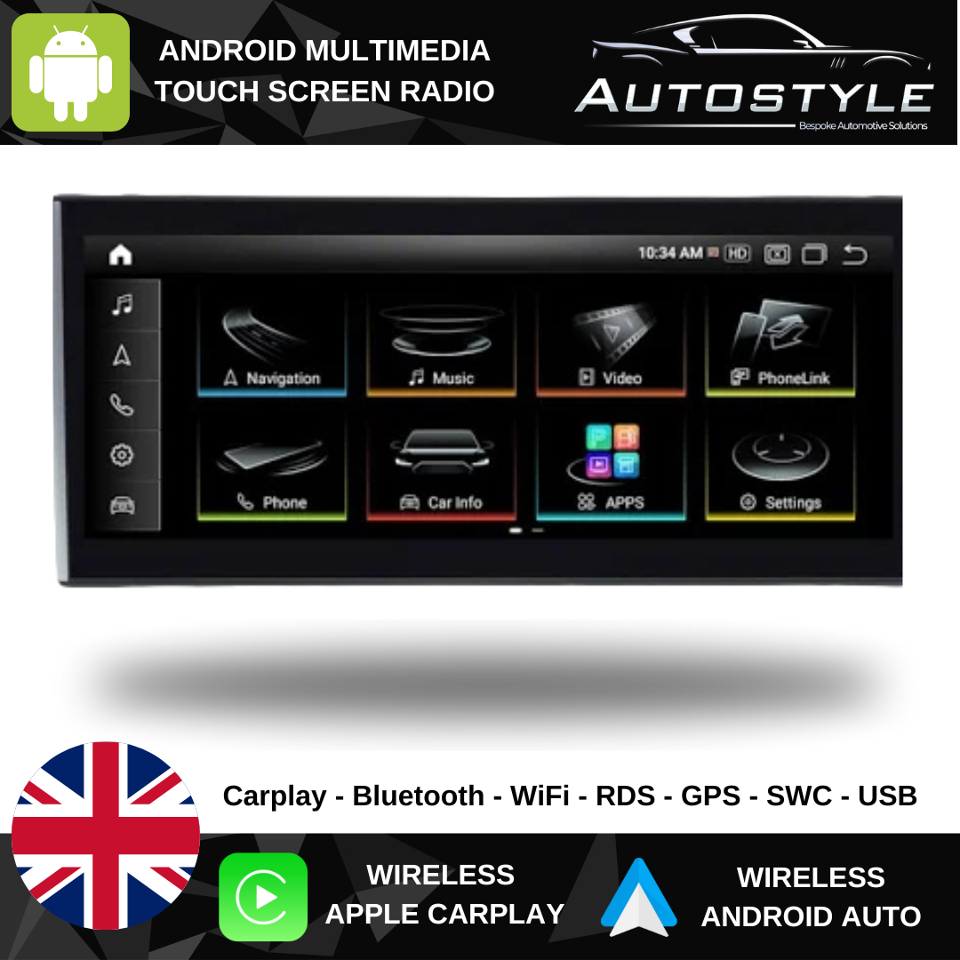 Audi A4 B9(2017-) Apple CarPlay Android Auto 10.25" Touch Screen RHD